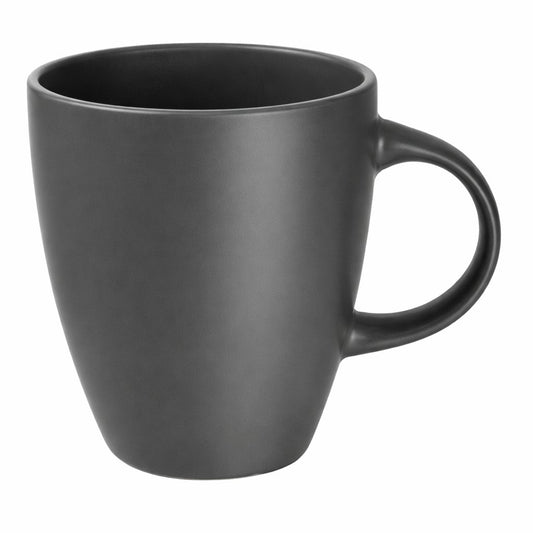 Becher-tasse-dunkelgrau-matt-innen-dunkelgrau-konisch-runder-henkel