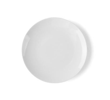 Dessertteller-vorspeisenteller-Porzellan-20cm-flsch-ohne-Rand-mit-logo