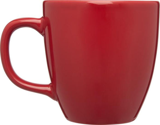 Schicker-grosserBecher-Tasse-aussen-rot-glaenzend-innen-rot-430ml