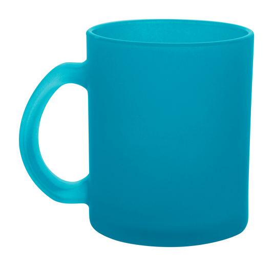 blaue-blaue-Glastasse-gefrostet-satiniert-transparent