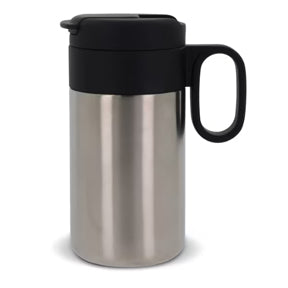 kleiner-Thermobecher-250m-mit-Henkel-und-Deckel-silber
