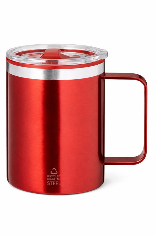 oter-Thermobecher-rot-thermotasse-recyceltem-Edelstahl-Henkel-Deckel